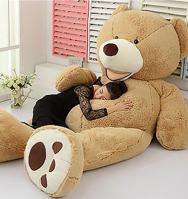 oso de peluche gigantes oso de peluche gigante, foto para ilustrar proporcion humana